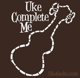 "Uke Complete Me" American Apparel t-shirt